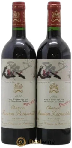 photos du vin Château Mouton Rothschild 1er Grand Cru Classé 1996