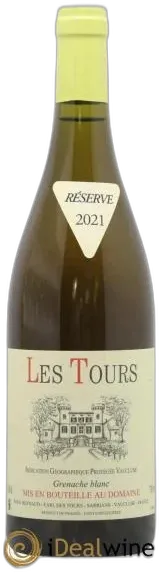 photo du vin Les Tours Grenache Blanc Emmanuel Reynaud