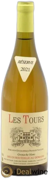 photo du vin Les Tours Grenache Blanc Emmanuel Reynaud