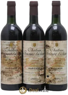 photo du vin Château Prieuré Lichine 4ème Grand Cru Classé 1979
