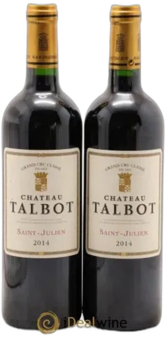 capture du vin Château Talbot 4ème Grand Cru Classé 2014