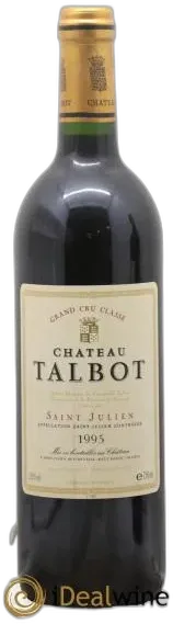 illustration du vin Château Talbot 4ème Grand Cru Classé 1995