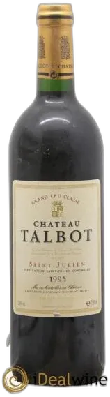 illustration du vin Château Talbot 4ème Grand Cru Classé 1995