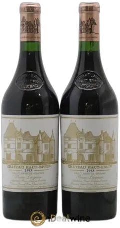 photos du vin Château Haut Brion 1er Grand Cru Classé 2003