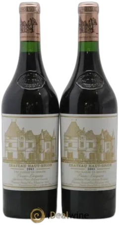 photos du vin Château Haut Brion 1er Grand Cru Classé 2003