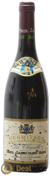 vue du vin Hermitage la Chapelle Paul Jaboulet Ainé 1996