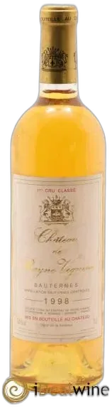 photo du vin Château de Rayne Vigneau 1er Grand Cru Classé 1998