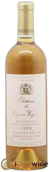 photo du vin Château de Rayne Vigneau 1er Grand Cru Classé 1998