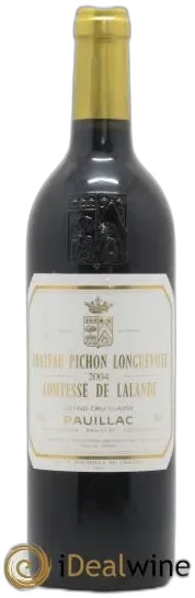 photo du vin Château Pichon Longueville Comtesse de Lalande 2ème Grand Cru Classé 2004