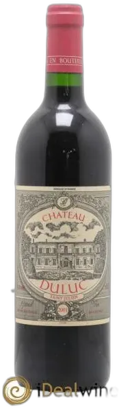 photo du vin Château Branaire Ducru 4ème Grand Cru Classé 2001
