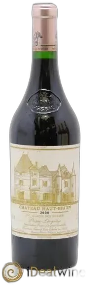 photo du vin Château Haut Brion 1er Grand Cru Classé 2000