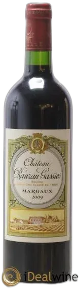 photo du vin Château Rauzan-Gassies 2ème Grand Cru Classé 2009