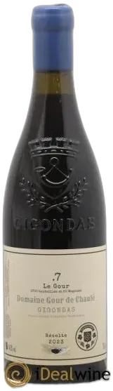 photo du vin Gigondas Cuvée le Gour 7 Gour de Chaulé 2023