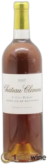 photo du vin Château Climens 1er Grand Cru Classé 2007
