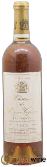 vue du vin Château de Rayne Vigneau 1er Grand Cru Classé 1999