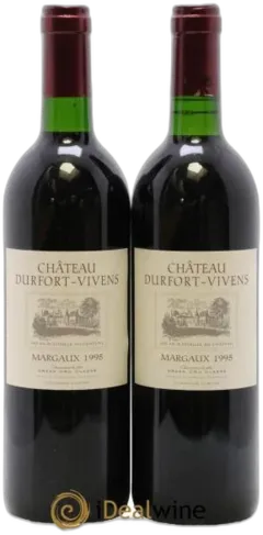 photo du vin Château Durfort Vivens 2ème Grand Cru Classé 1995