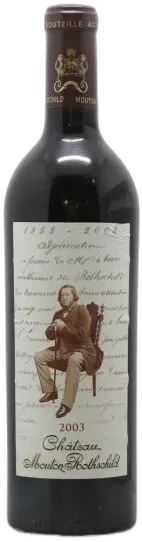 photo du vin Château Mouton Rothschild 1er Grand Cru Classé 2003