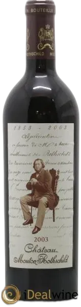 photo du vin Château Mouton Rothschild 1er Grand Cru Classé 2003
