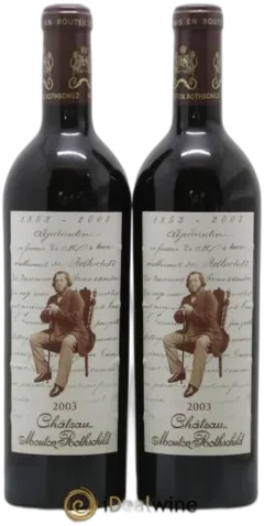 photo du vin Château Mouton Rothschild 1er Grand Cru Classé 2003