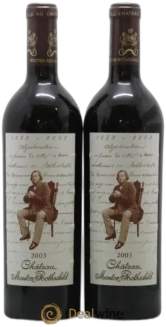 photo du vin Château Mouton Rothschild 1er Grand Cru Classé 2003