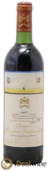 photo du vin Château Mouton Rothschild 1er Grand Cru Classé 1983