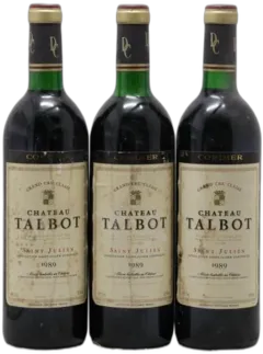 image du vin Château Talbot 4ème Grand Cru Classé 1989