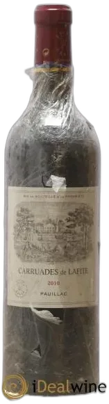 aperçu du vin Carruades de Lafite Rothschild Second Vin 2010