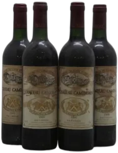 vue du vin Château Camensac 5ème Grand Cru Classé 1989