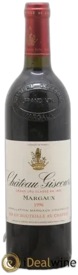 photo du vin Château Giscours 3ème Grand Cru Classé 1996