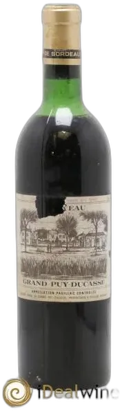 image du vin Château Grand Puy Ducasse 5ème Grand Cru Classé 1967