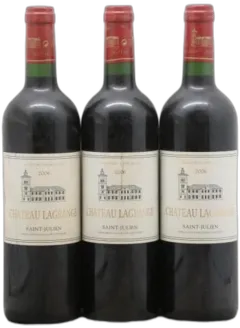 vue du vin Château Lagrange 3ème Grand Cru Classé 2006