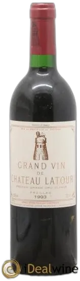 image du vin Château Latour 1er Grand Cru Classé 1993