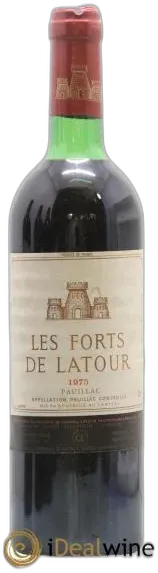 photo du vin les Forts de Latour Second Vin 1975