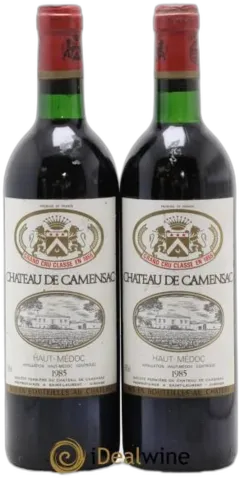 photo du vin Château Camensac 5ème Grand Cru Classé 1985