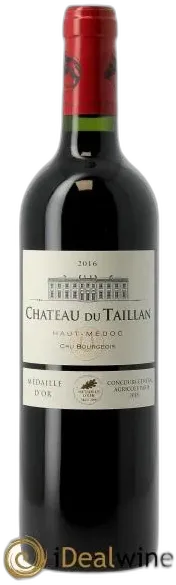 photo du vin Château du Taillan Cru Bourgeois Exceptionnel