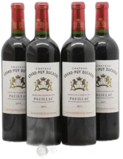vue du vin Château Grand Puy Ducasse 5ème Grand Cru Classé 2015