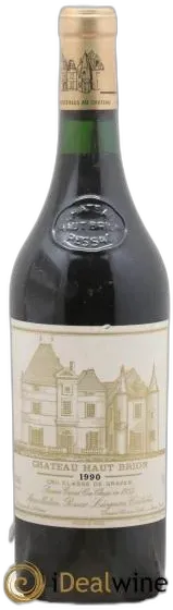 aperçu du vin Château Haut Brion 1er Grand Cru Classé 1990