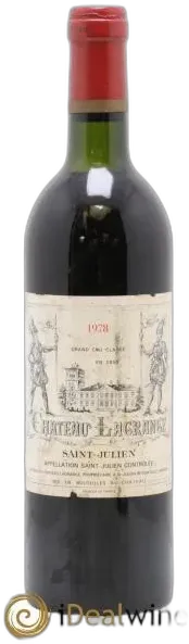 aperçu du vin Château Lagrange 3ème Grand Cru Classé 1978