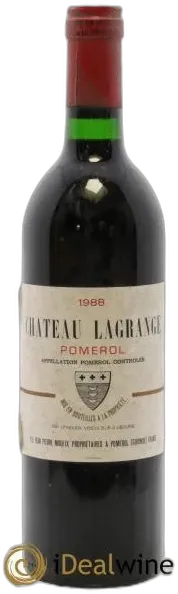 photos du vin Château Lagrange à Pomerol 1988