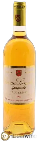 photo du vin Château Lamothe Guignard 2ème Grand Cru Classé 1999