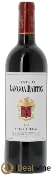 photo du vin Château Langoa Barton 3ème Grand Cru Classé 2016