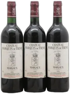 photo du vin Château Marquis de Terme 4ème Grand Cru Classé 1994