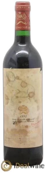 image du vin Château Mouton Rothschild 1er Grand Cru Classé 1993