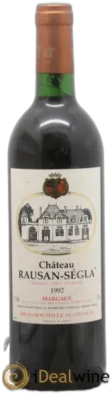 photo du vin Château Rauzan Ségla Grand Cru Classé 1992