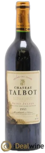 photos du vin Château Talbot 4ème Grand Cru Classé 1993