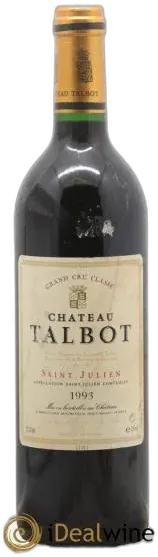 photos du vin Château Talbot 4ème Grand Cru Classé 1993