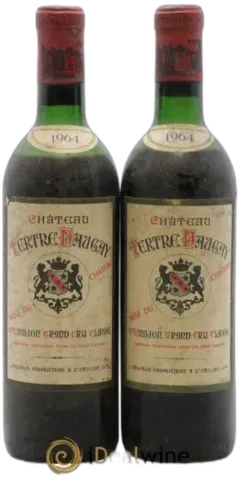 vue du vin Château Tertre Daugay Grand Cru Classé 1964