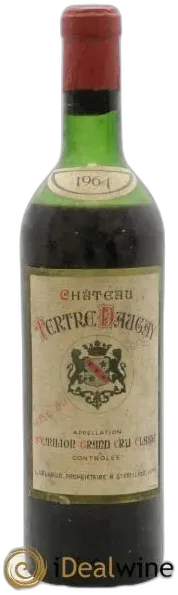 vue du vin Château Tertre Daugay Grand Cru Classé 1964