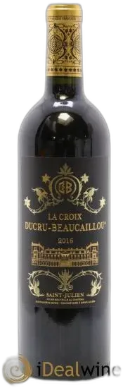 aperçu du vin la Croix de Beaucaillou Second Vin 2016