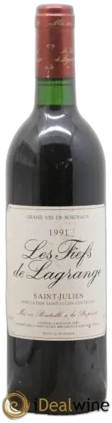 photo du vin les Fiefs de Lagrange Second Vin 1991